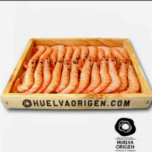 GAMBA BLANCA COCIDA CAJA DE 1 kg. 24 €.(congelado)